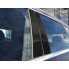 Накладки на стойки дверей (карбон) Mercedes C-Class W205 (2014-) бренд – Avisa дополнительное фото – 3
